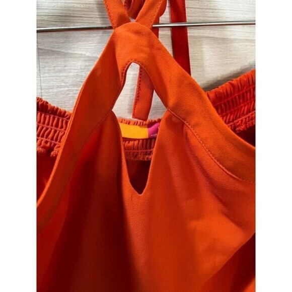 AVA‎ Orange Strappy Keyhole Front Cami Large NWOT - Picture 4 of 4